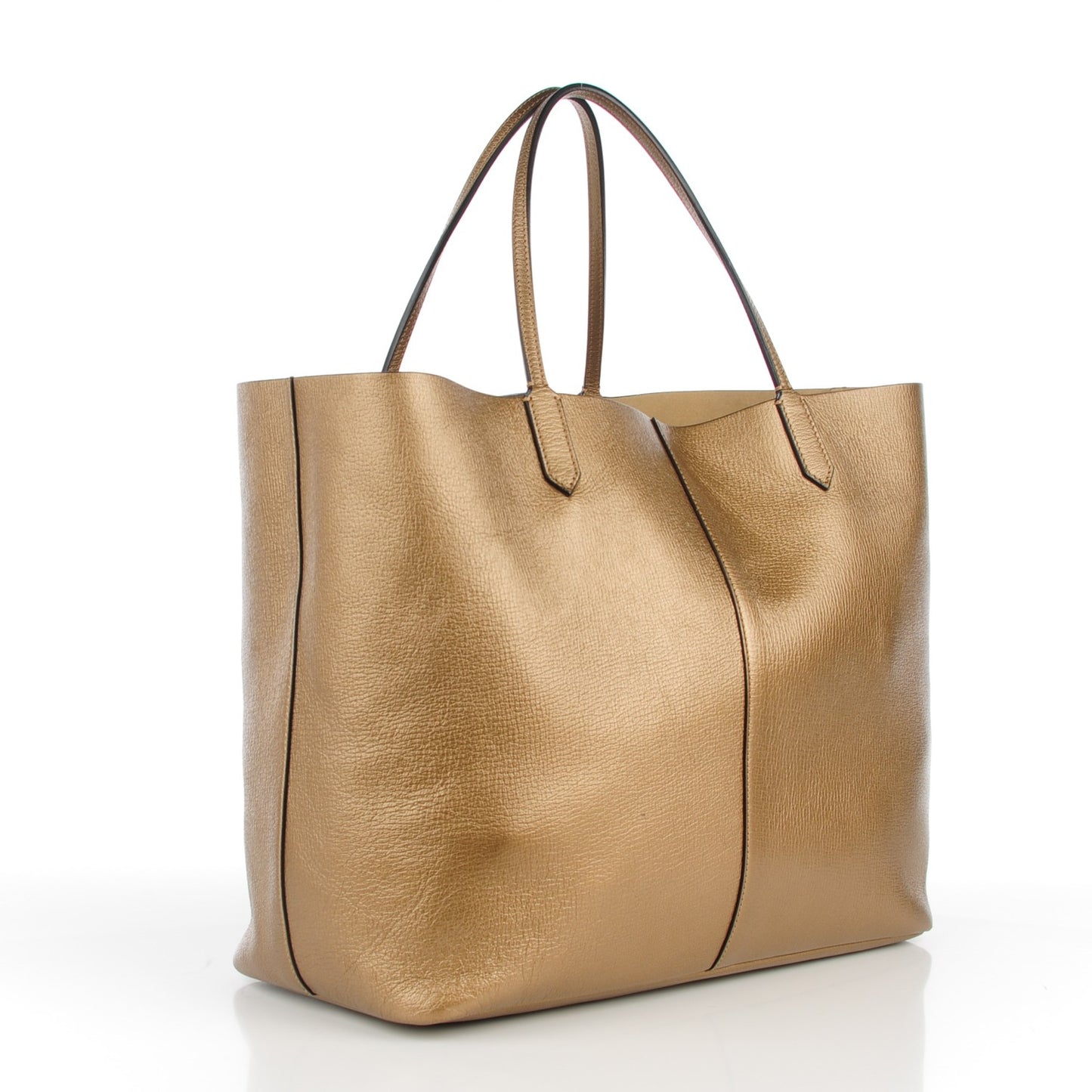 Calfskin Large Antigona Tote Gold