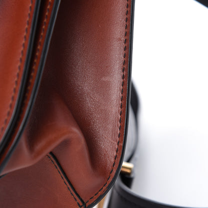 Prada City Calf Saffiano Cahier Crossbody Bag Cotto Black 11 of 14