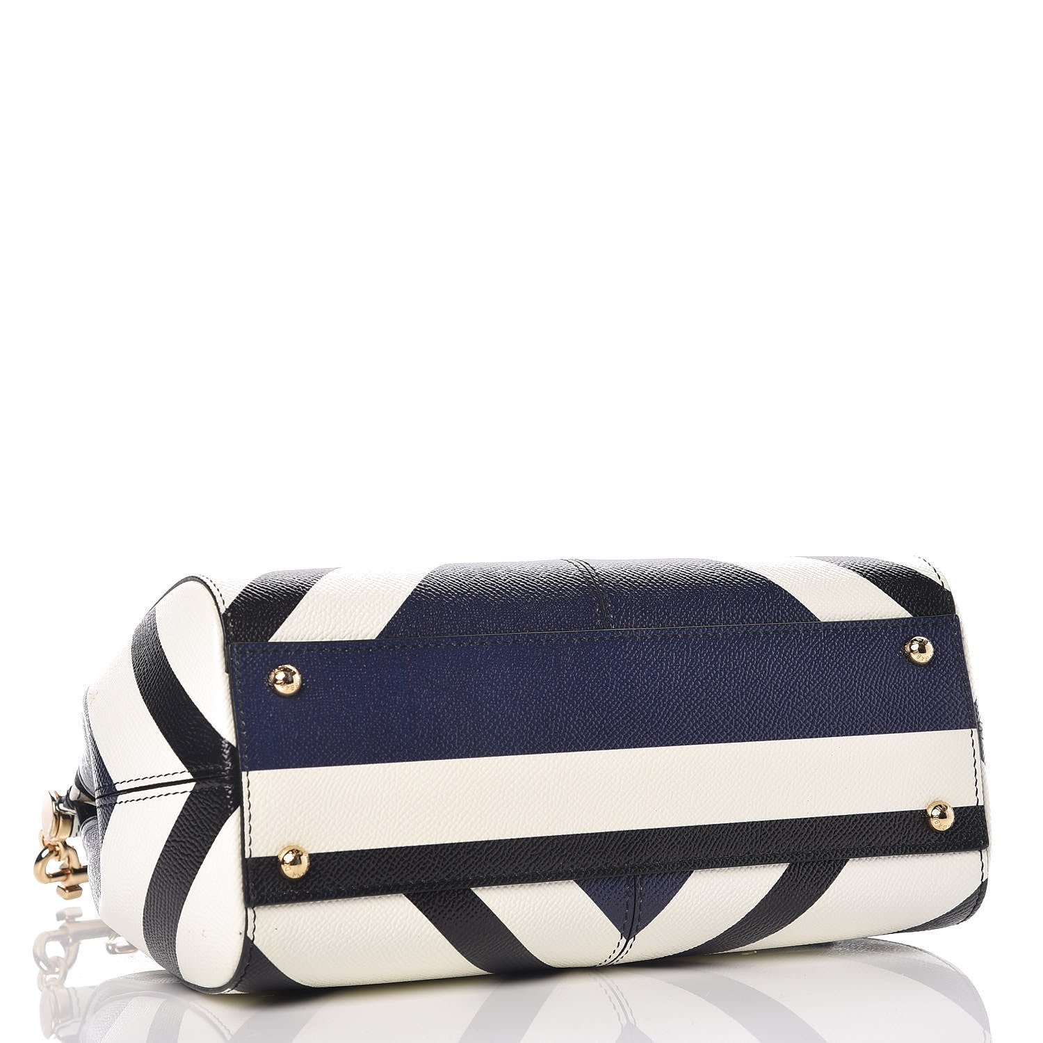 Dolce & Gabbana Dauphine Striped Medium Miss Sicily Satchel Multicolor 4 of 9