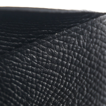 Hermes Epsom Calvi Duo Card Case Black 7 of 8