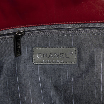 Chanel Lambskin In and Out Flap Red 6 of 7