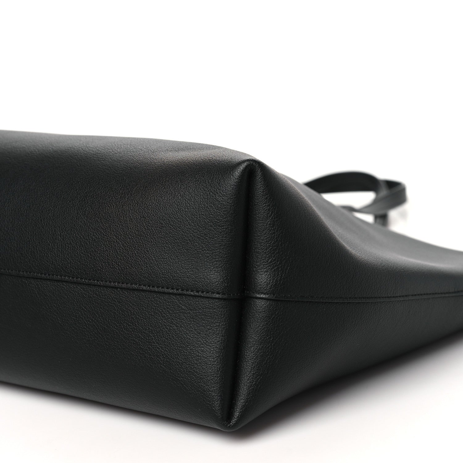 Saint Laurent Calfskin Large Shopping Tote Black 10 of 10