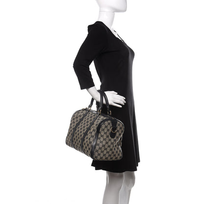 Gucci Monogram Medium Boston Navy 2 of 15