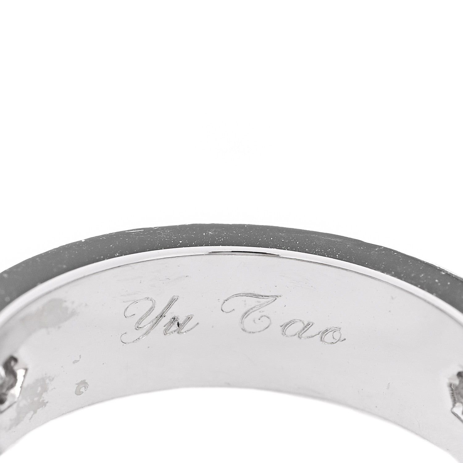 Cartier 18K White Gold 3 Diamond 5.5mm LOVE Ring 53 6.25 5 of 5