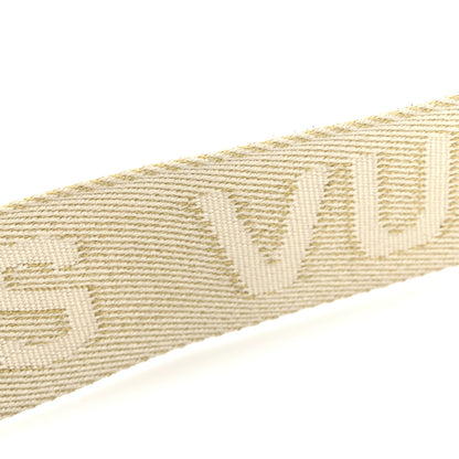 Louis Vuitton Jacquard High Rise Shoulder Strap Beige 5 of 9