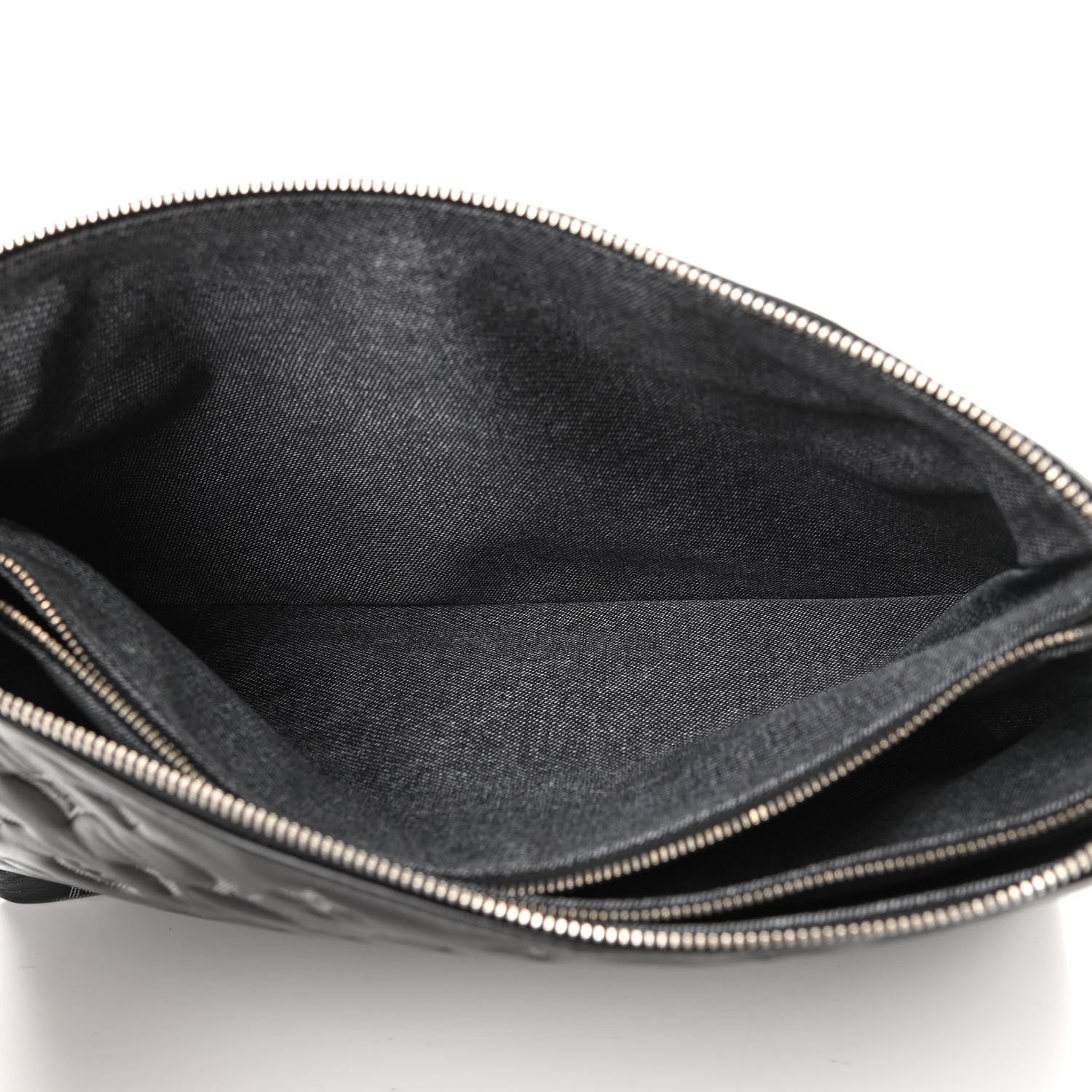 Louis Vuitton Lambskin Embossed Monogram Coussin MM Black Gray 5 of 11