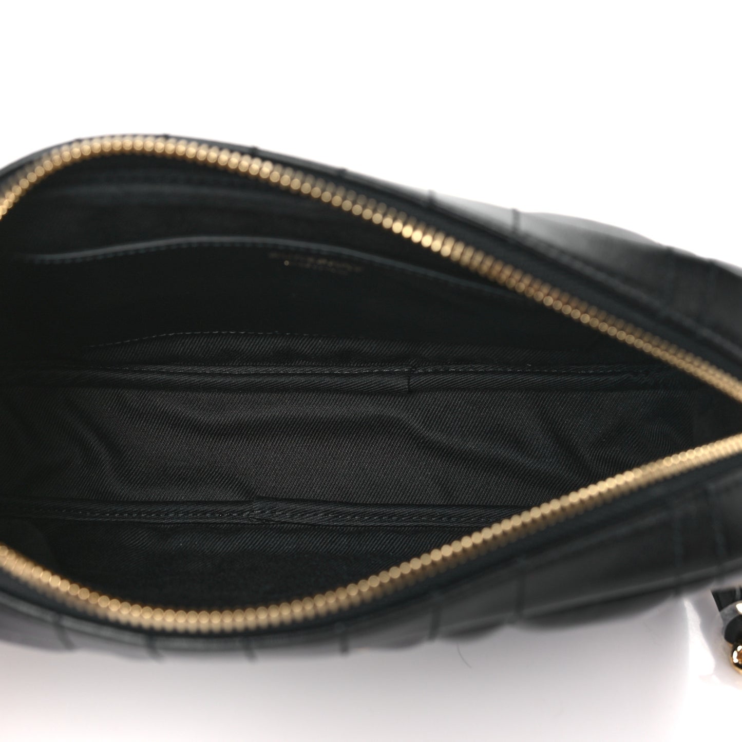 Calfskin Quilted Small Lola Camera Bag Black