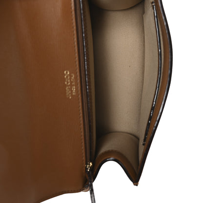 Jimmy Choo Grainy Calfskin JC Top Handle Tan 5 of 9