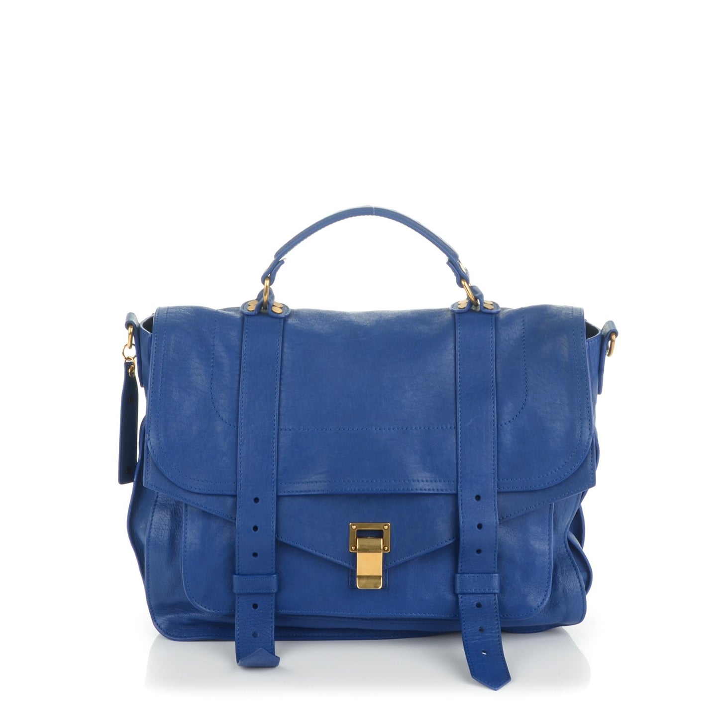 Lambskin Large PS1 Satchel Royal Blue