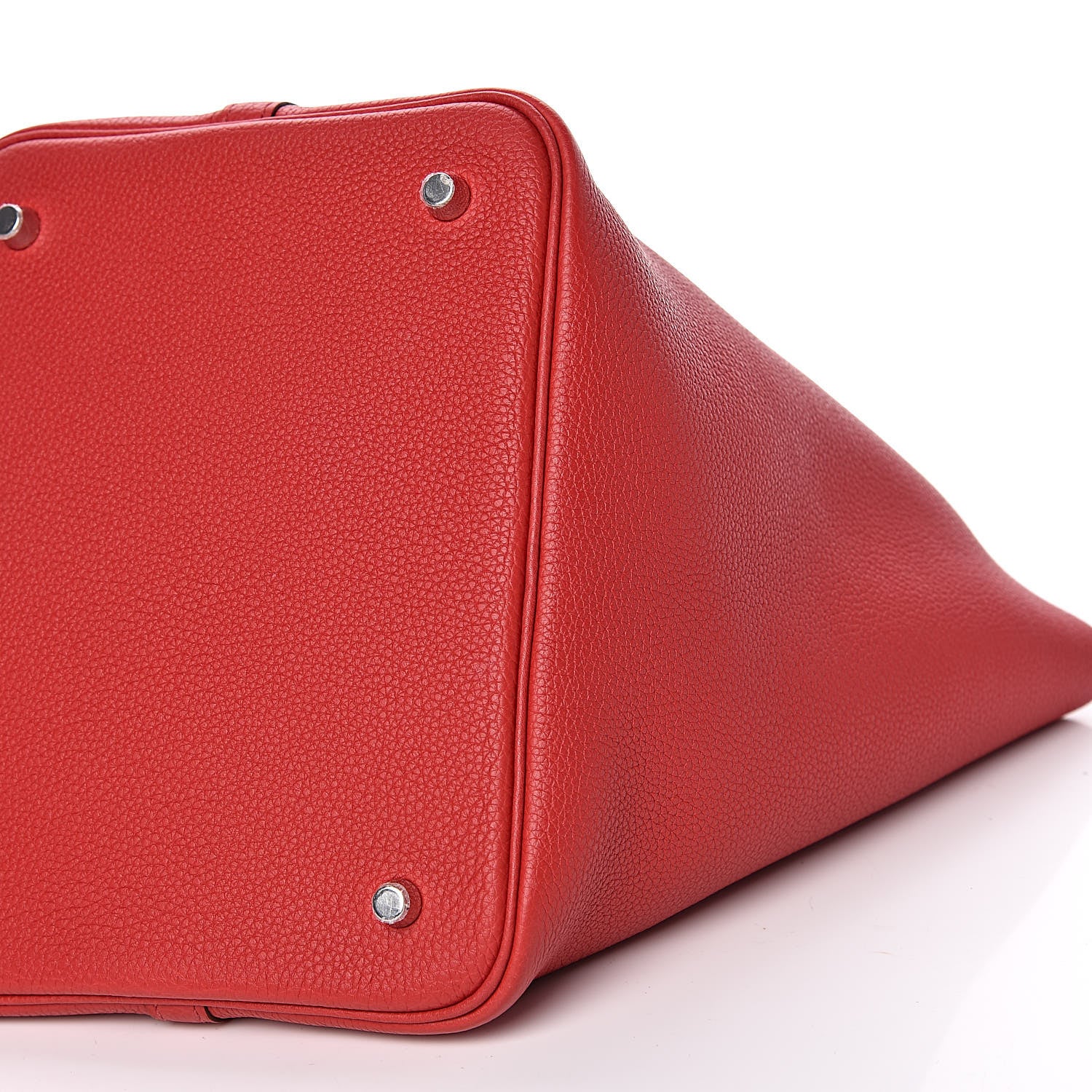 Hermes Taurillon Maurice Picotin Lock 22 MM Rouge Piment 9 of 10