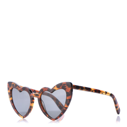 Saint Laurent Acetate Heart Frame Loulou SL181 Sunglasses Tortoise 1 of 7