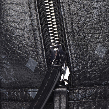 MCM Visetos Medium Side Studs Stark Backpack Black 11 of 15