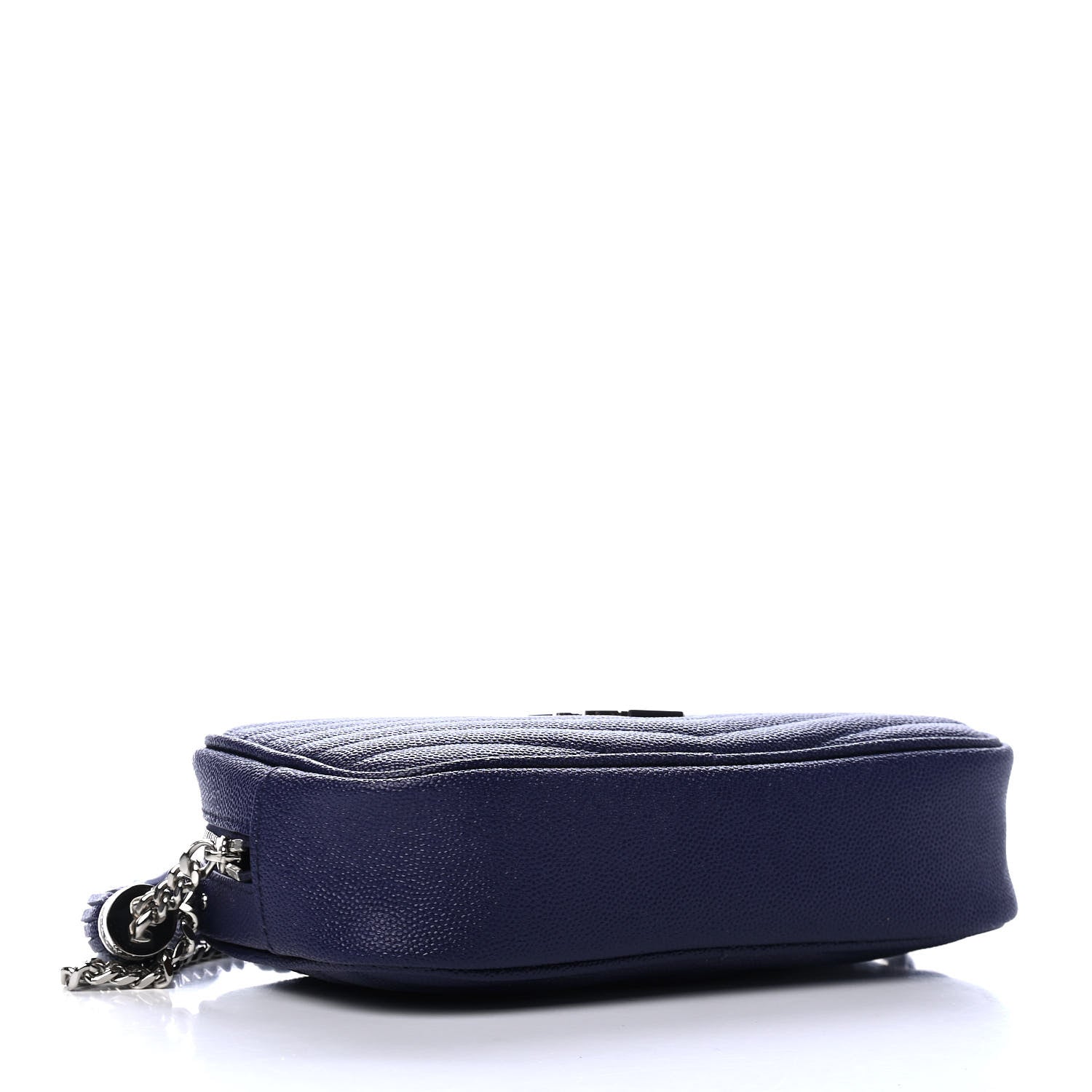 Saint Laurent Grain De Poudre Matelasse Monogram Mini Lou Camera Bag Azure Blue 2 of 4
