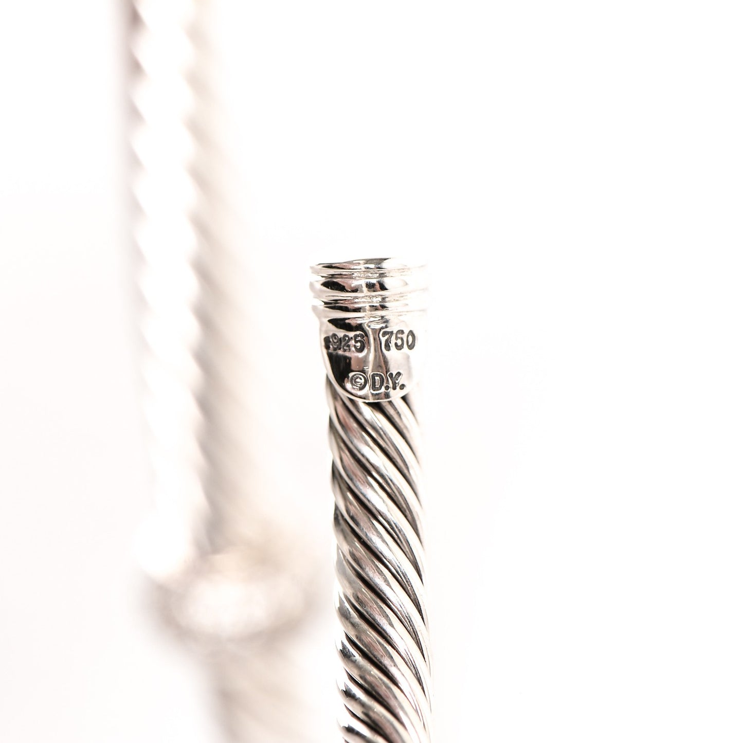 Sterling Silver Diamond 5mm Cable Classics Single Station Bracelet