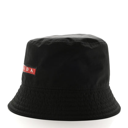 Prada Technical Nylon Linea Rossa Bucket Hat M Black 5 of 10
