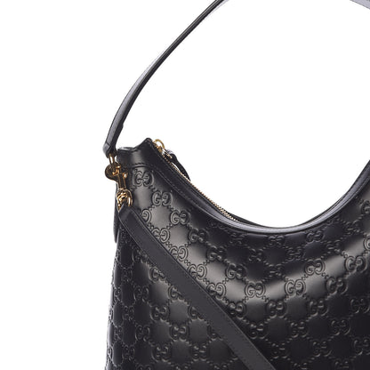 Gucci Guccissima Linea A Hobo Black 11 of 11