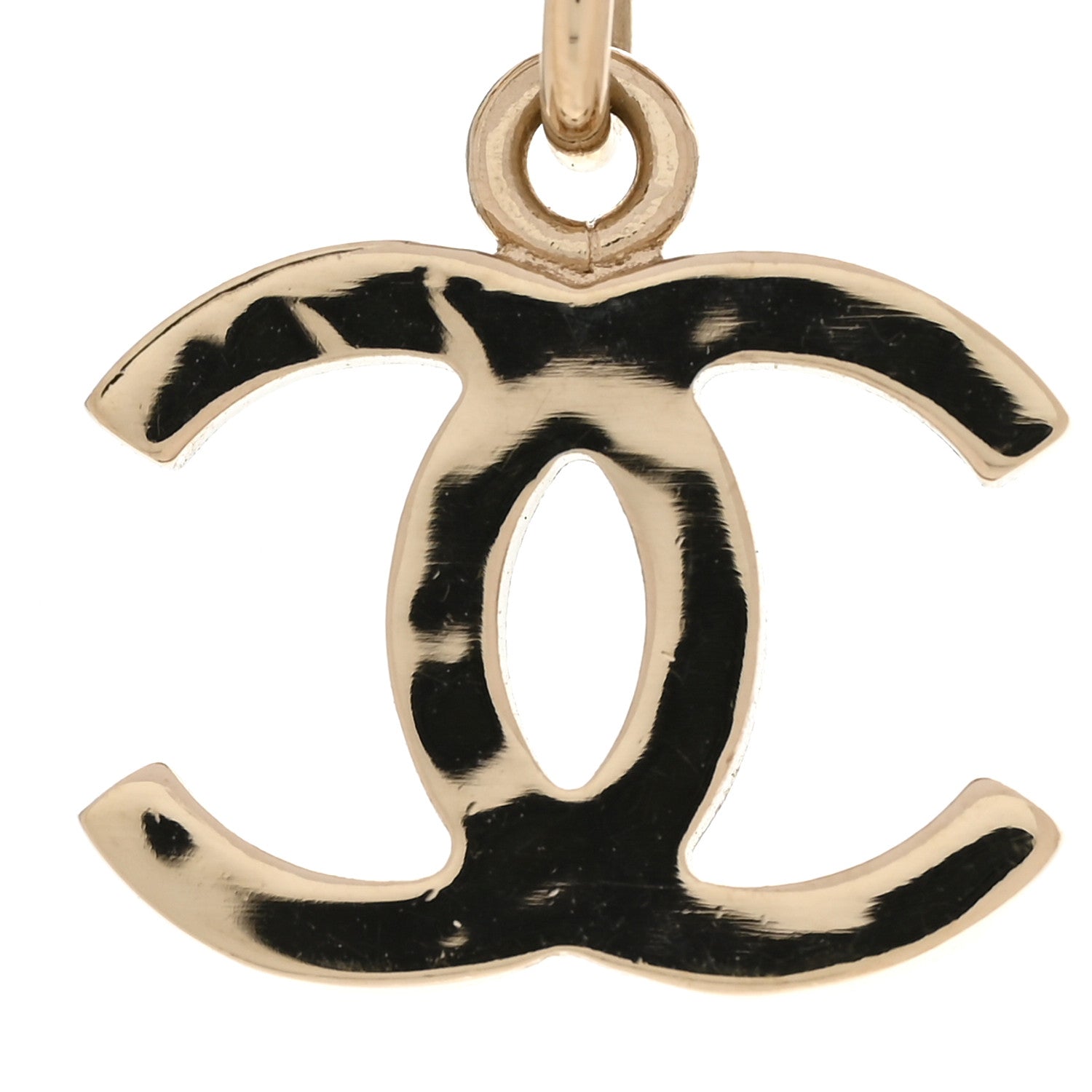 Chanel Metal Crystal Chain CC Star Pendant Choker Necklace 1880322
