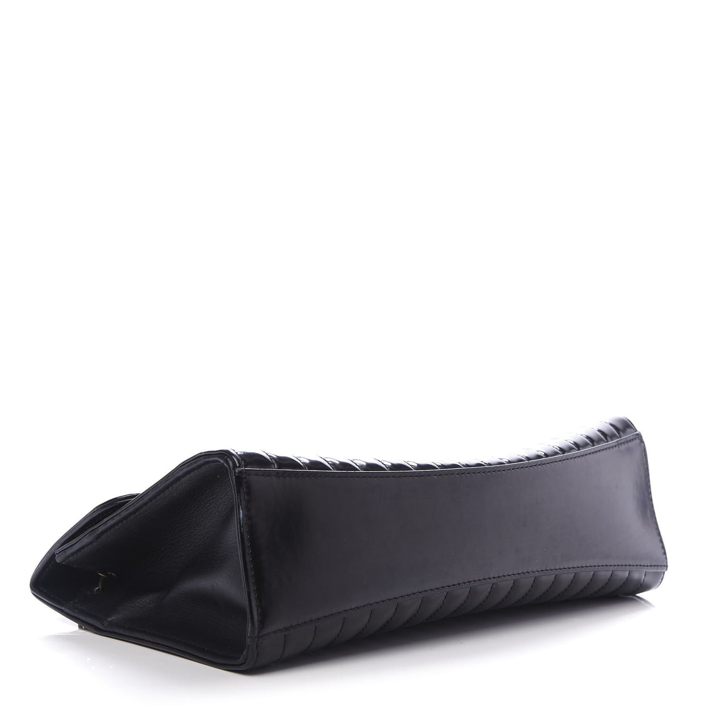 Patent Vertical Quilt Maharaja Express Flap Black