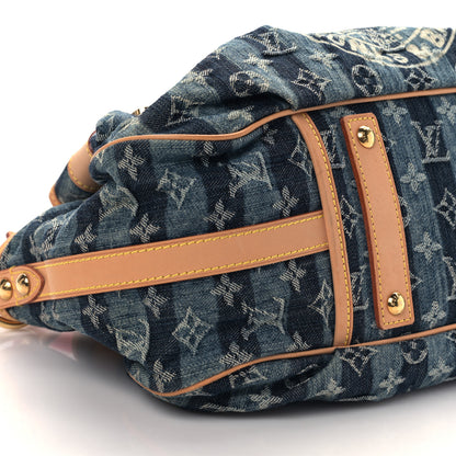 Louis Vuitton Denim Raye Porte Epaule MM 7 of 8