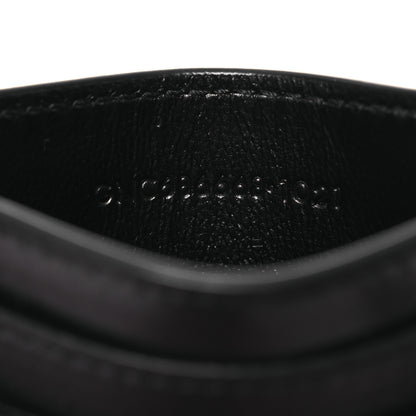 Saint Laurent Lambskin Quilted Gaby Credit Card Case Black 7 of 7