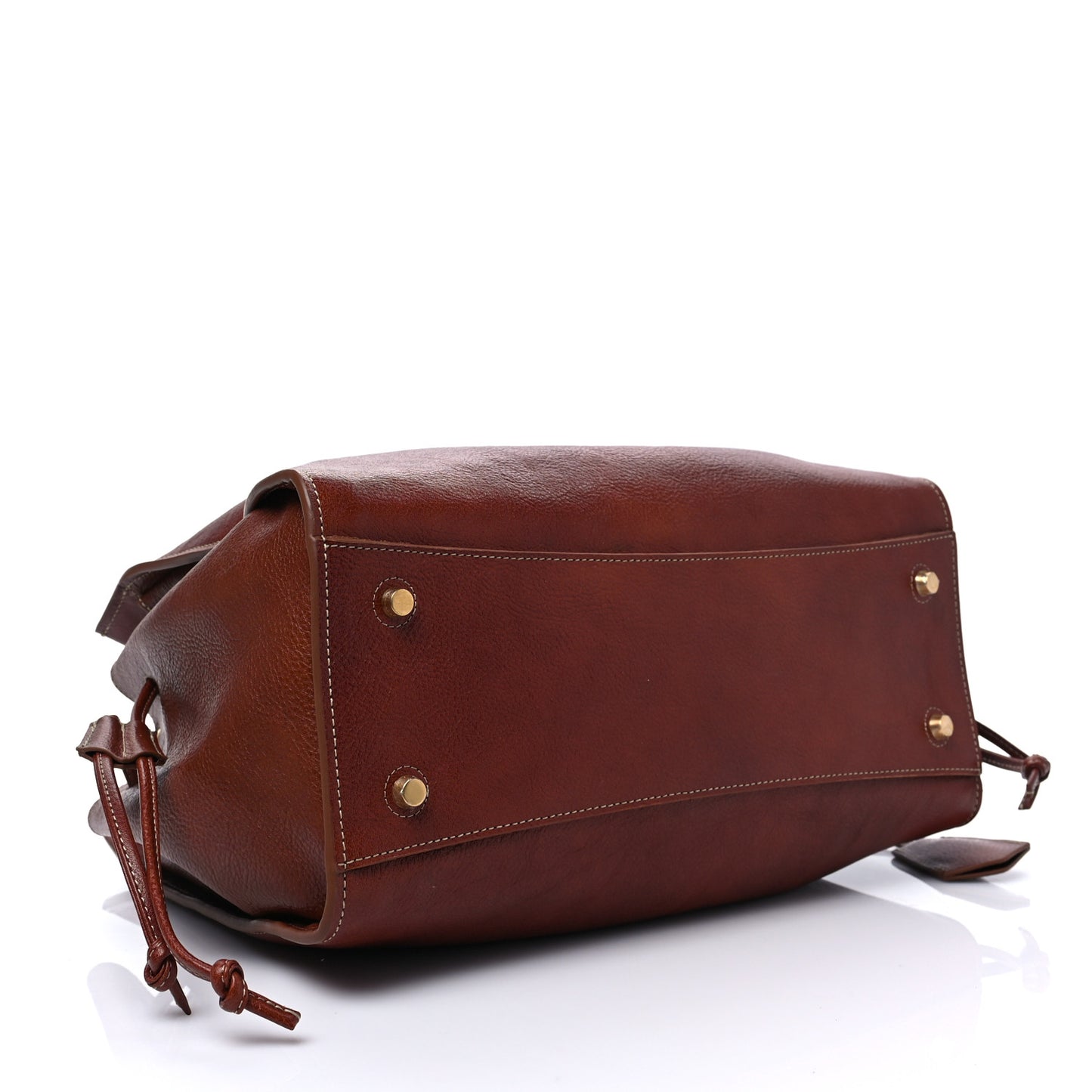 Natural Vegetable Tanned Iris Tote Tan