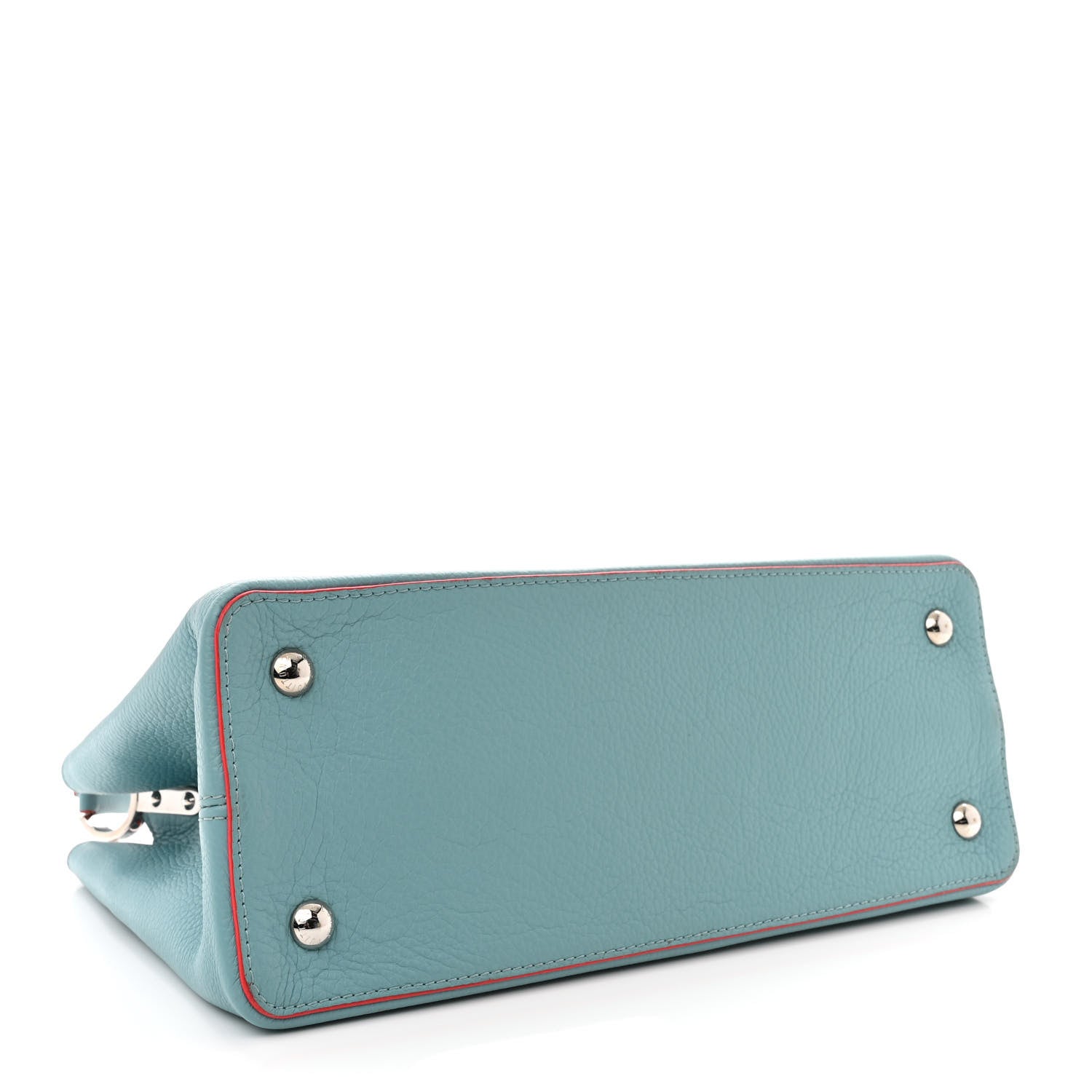 Louis Vuitton Taurillon Capucines GM Ciel Rubis 4 of 14