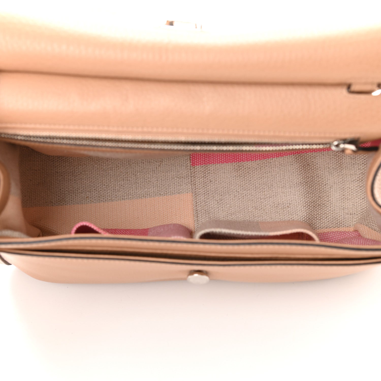 Gucci Cellarius Calfskin Medium Bamboo Daily Flap Shoulder Bag Camelia 5 of 8