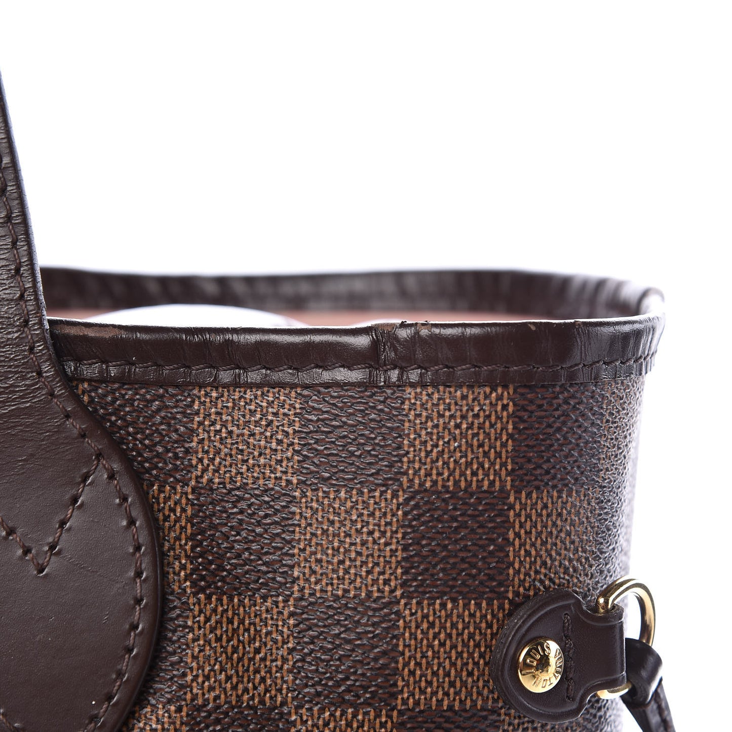 Damier Ebene Neo Neverfull MM Rose Ballerine