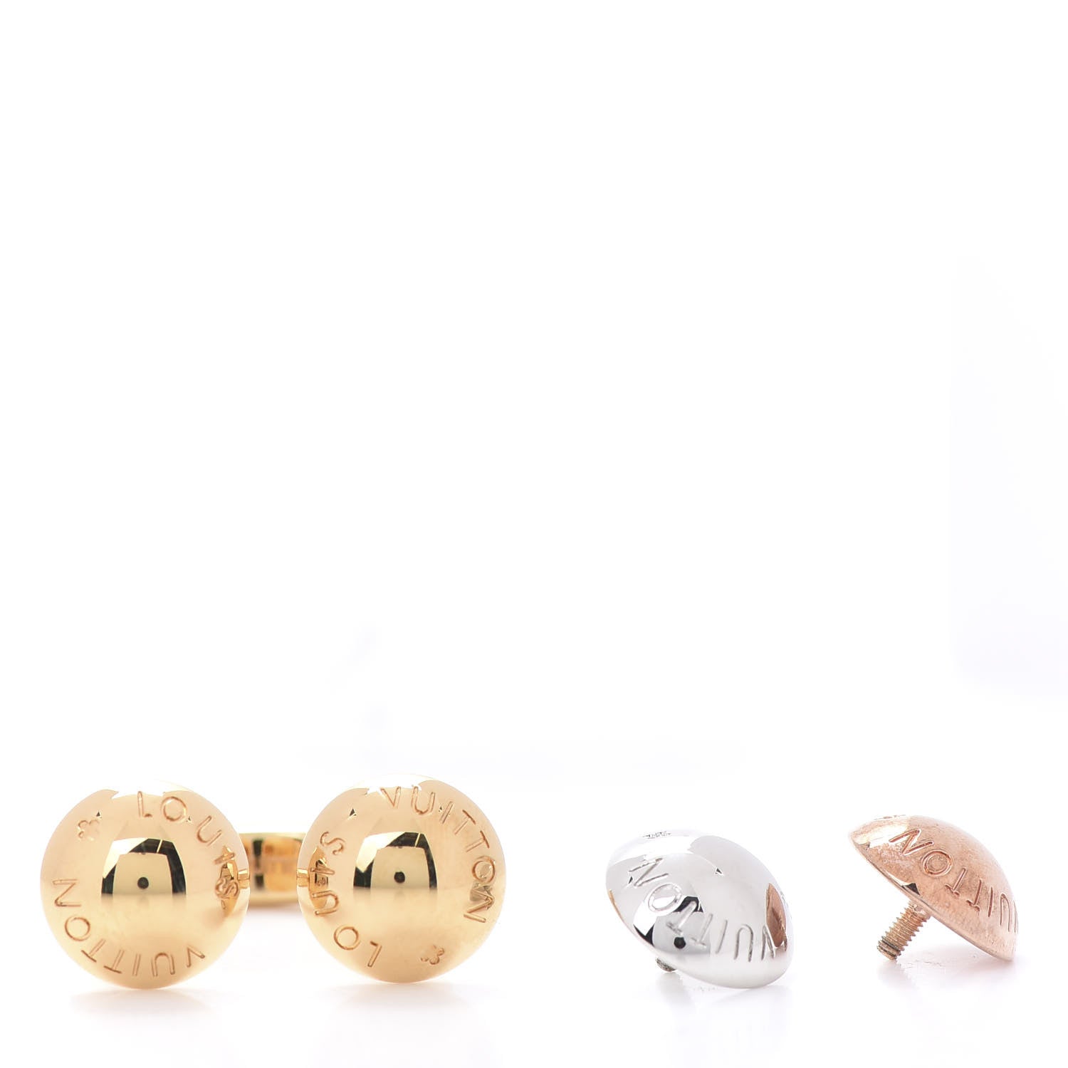 Louis Vuitton Studdy Ring M Gold Pink Silver 6 of 10