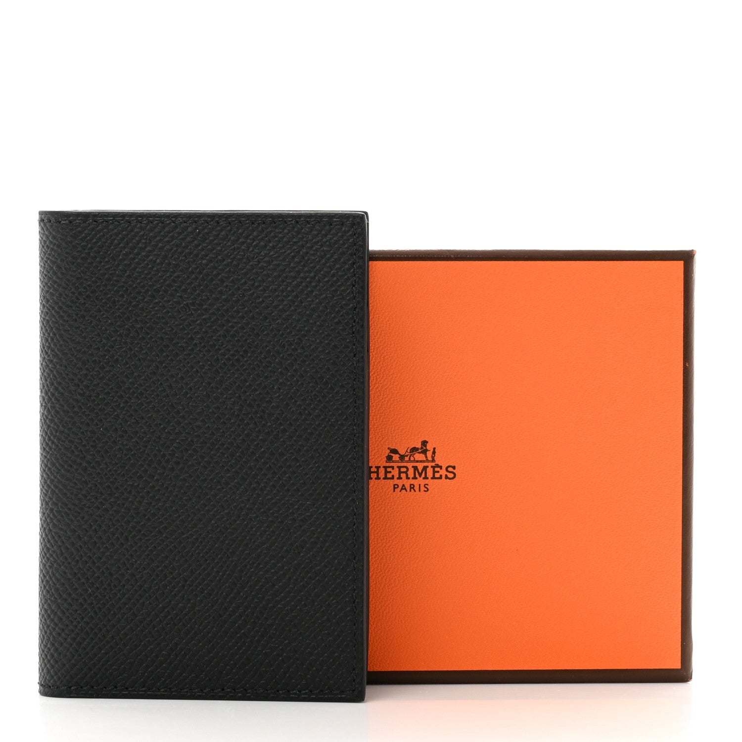 Hermes Epsom MC2 Euclide Card Holder Case Black 7 of 7