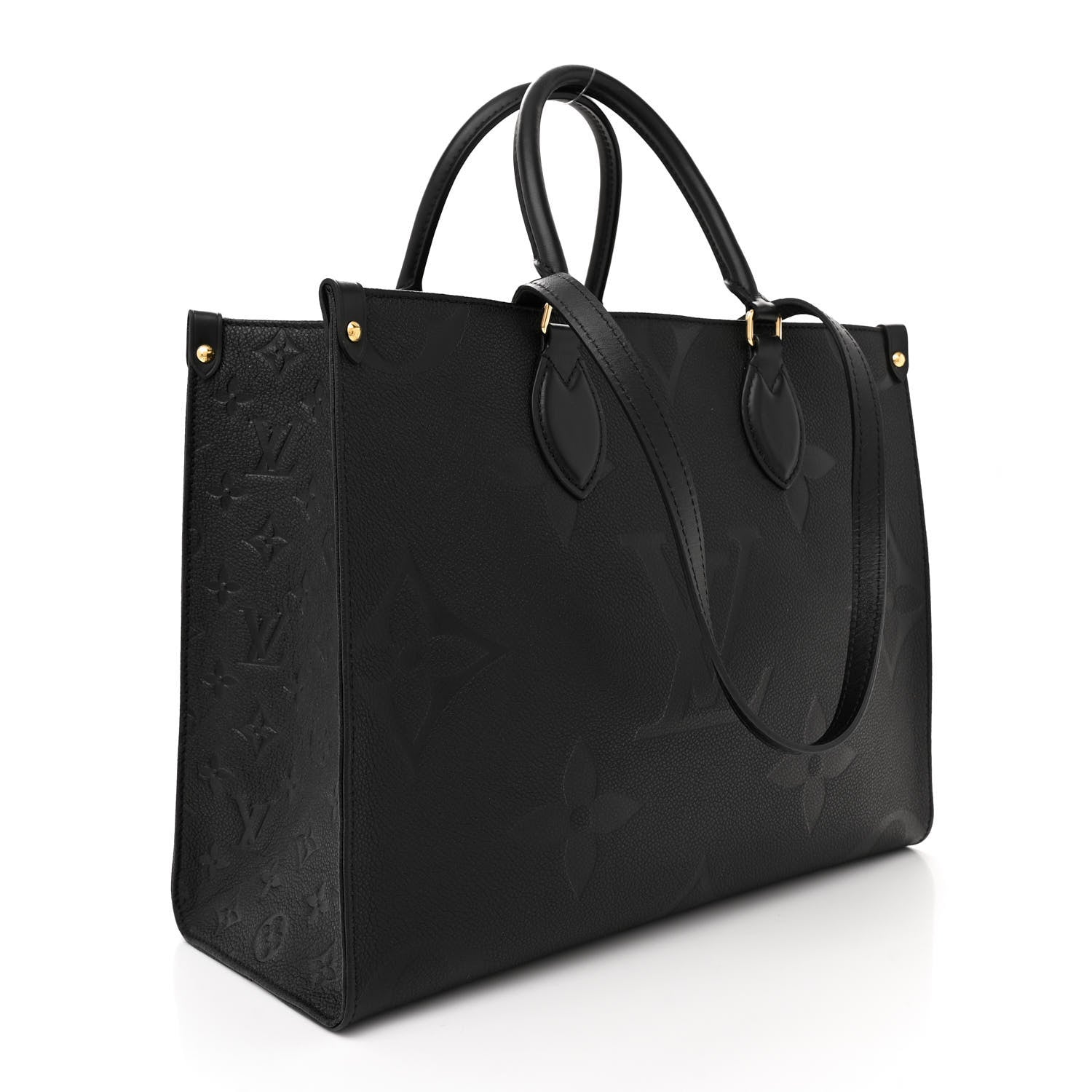 Louis Vuitton Empreinte Monogram Giant Onthego MM Black 3 of 10