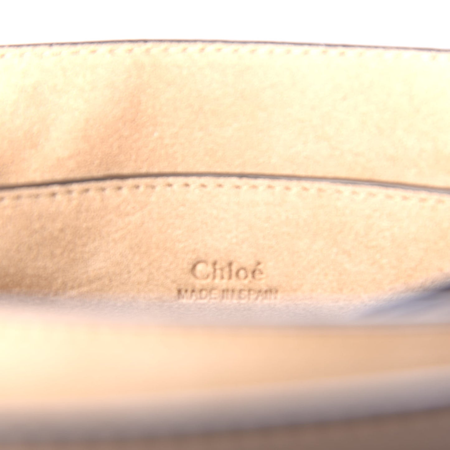 Suede Calfskin Small Faye Shoulder Bag Motty Grey