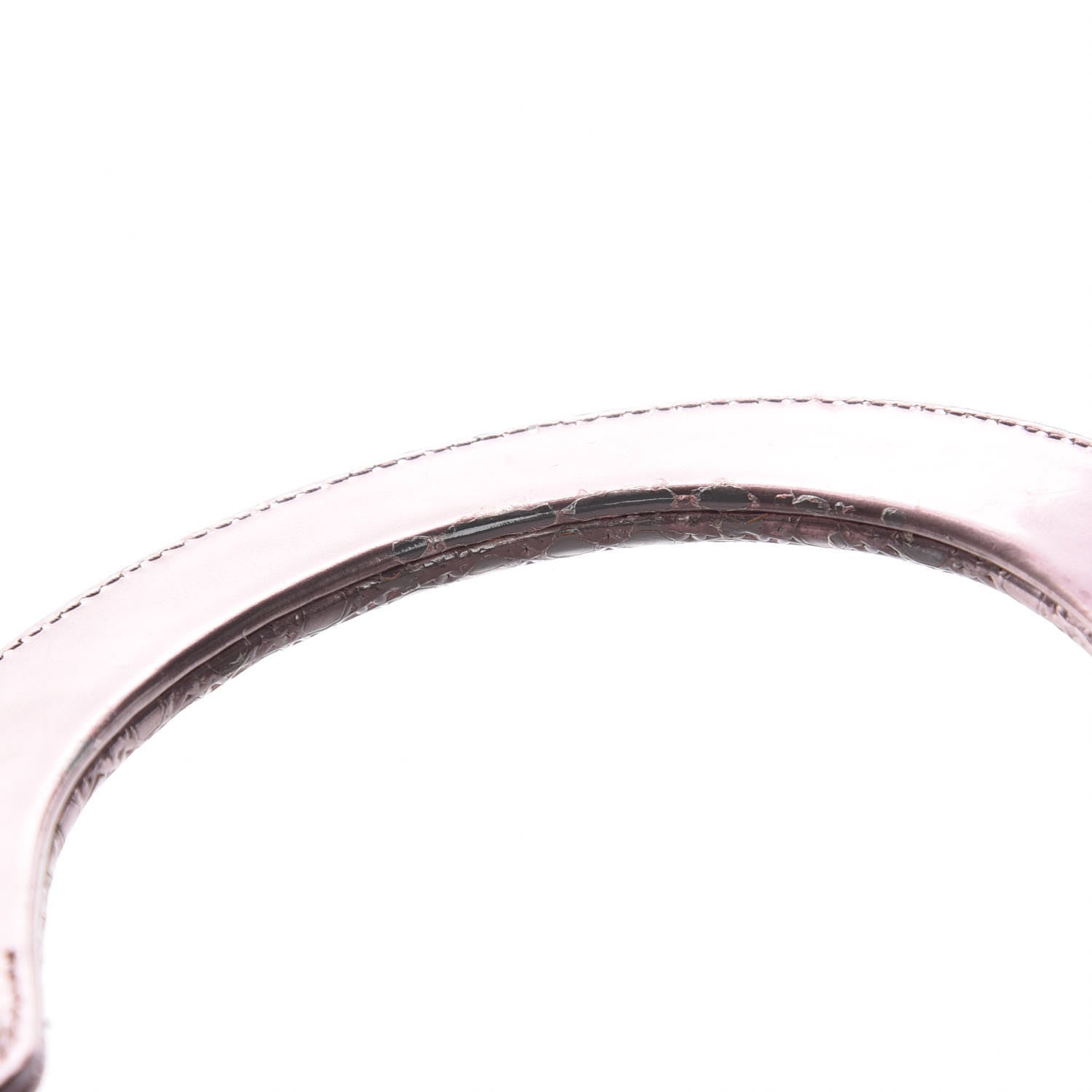 Christian Dior Metallic Patent Micro-Cannage Medium Lady Dior Pink 15 of 17