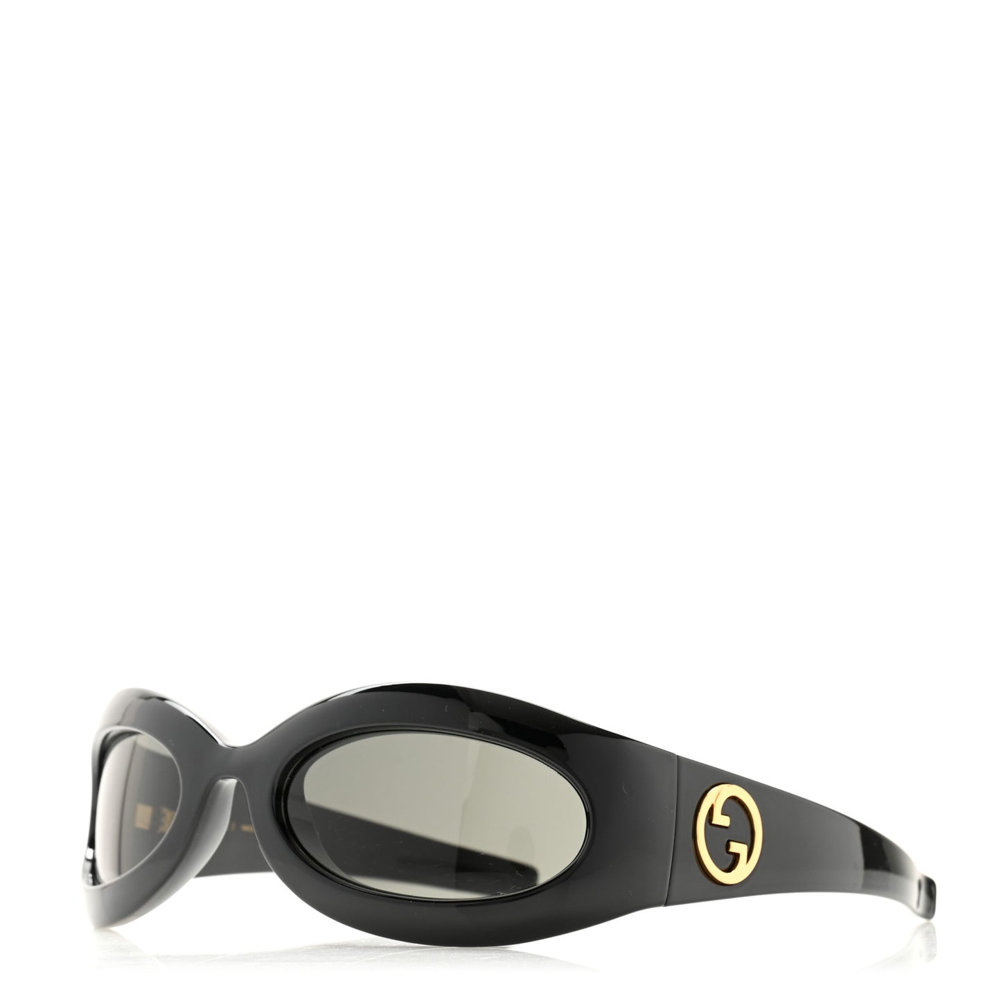 Acetate Oval Sunglasses GG1247S Black