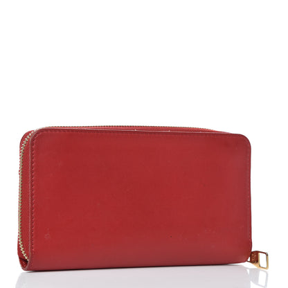 Louis Vuitton Supple Calfskin Paname Take Off Flight Zippy Wallet Red 3 of 10