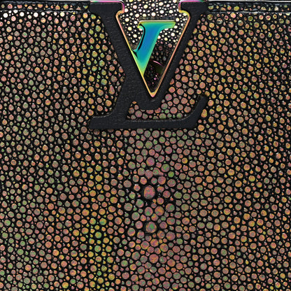 Louis Vuitton Iridescent Stingray Capucines Mini Black Multicolor 6 of 8