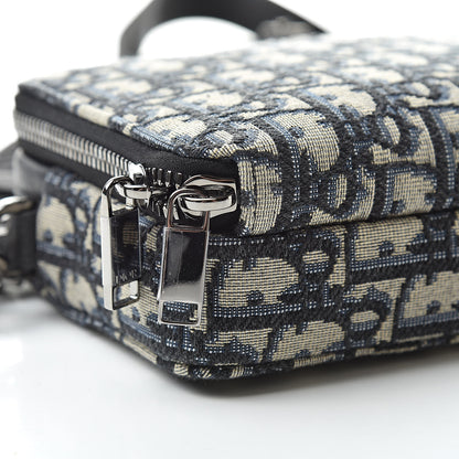 Christian Dior Oblique Pouch Navy Blue 10 of 11