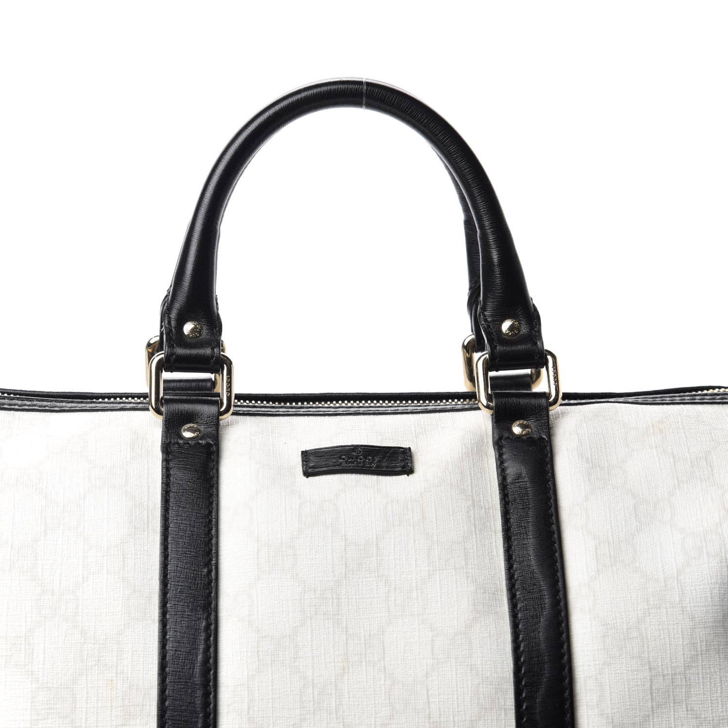 Gucci GG Plus Monogram Medium Joy Boston White Black 17 of 17