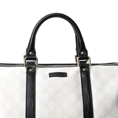 Gucci GG Plus Monogram Medium Joy Boston White Black 17 of 17