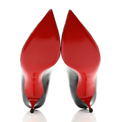 Christian Louboutin Patent Degrade Leopard Pigalle Follies 70 Pumps 40 Leopard Burgundy 5 of 7