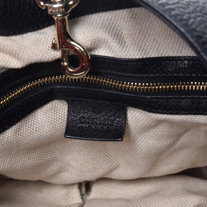 Gucci Pebbled Calfskin Medium Soho Chain Shoulder Bag Black 6 of 7