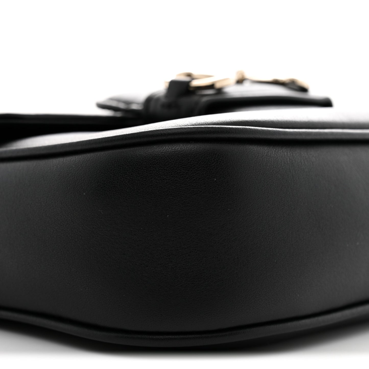 Arabella Calfskin Horsebit 1955 Shoulder Bag Black