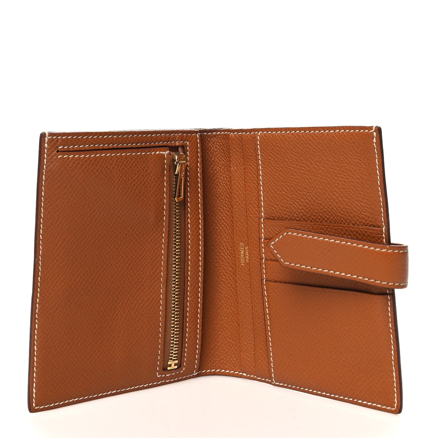 Epsom Bearn Compact Wallet Gold