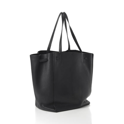 Celine Soft Grained Calfskin Medium Belt Cabas Phantom Black 3 of 10