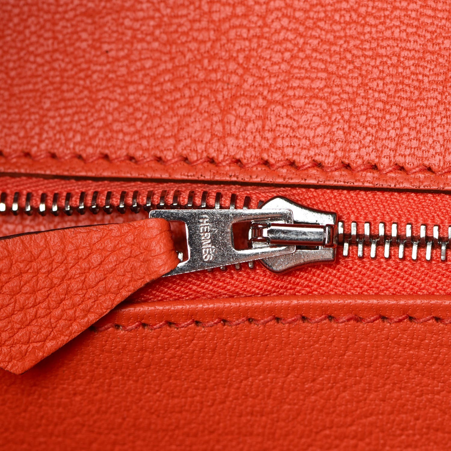 Hermes Togo Birkin 35 Orange Poppy 19 of 38
