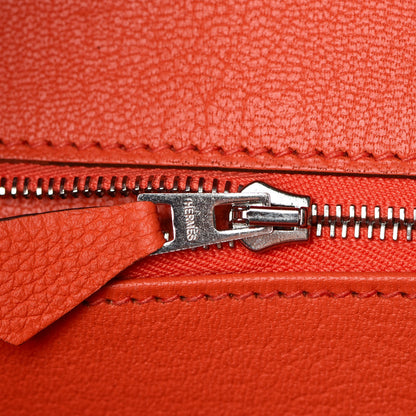 Hermes Togo Birkin 35 Orange Poppy 19 of 38