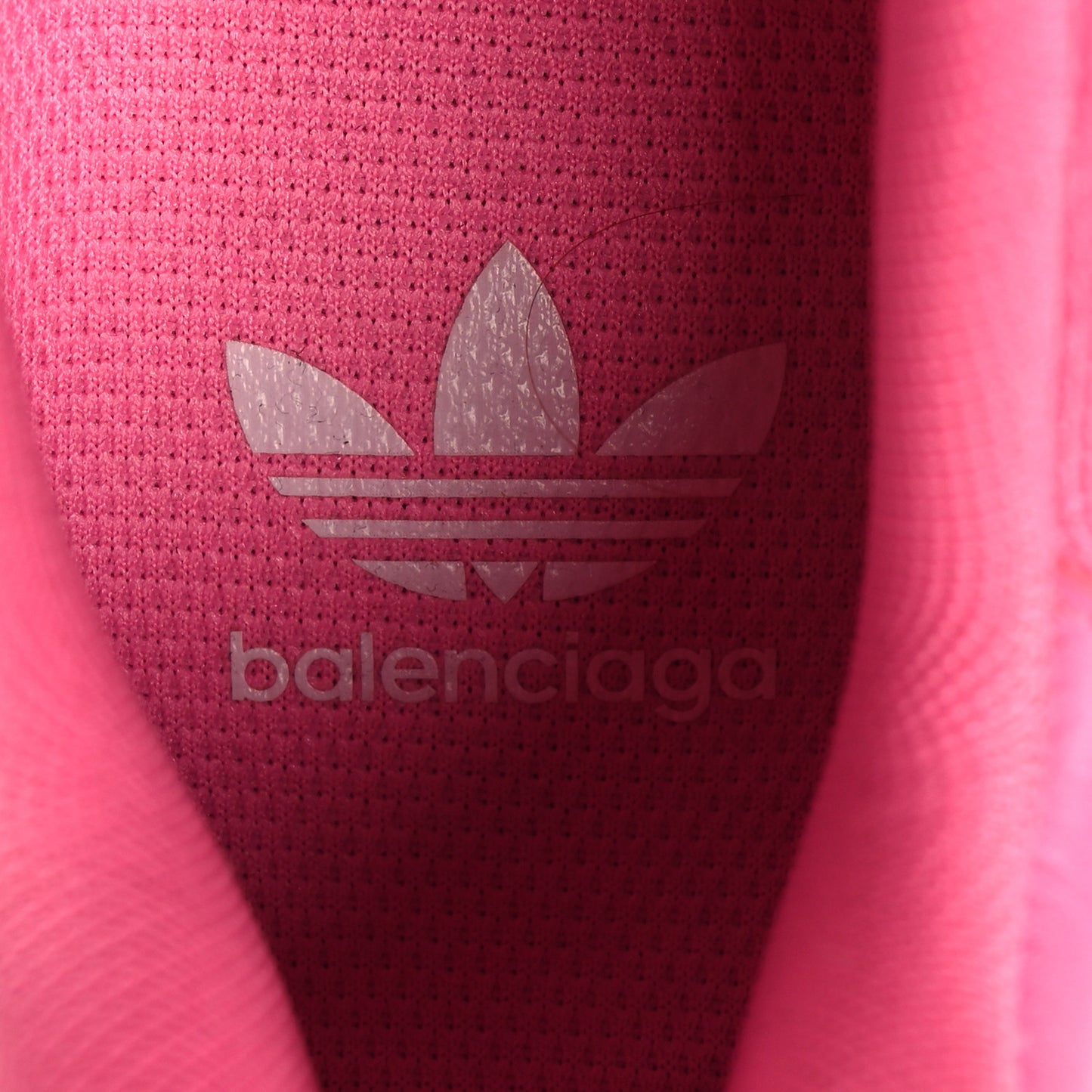 x ADIDAS Fabric Mesh Womens Triple S Sneakers 40 Pink