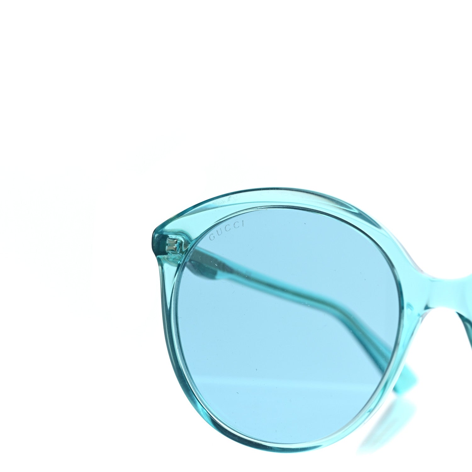 Gucci Acetate Sunglasses GG0257S Blue 5 of 8