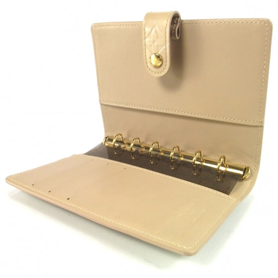 Louis Vuitton Vernis Small Ring Agenda Beige 6 of 9