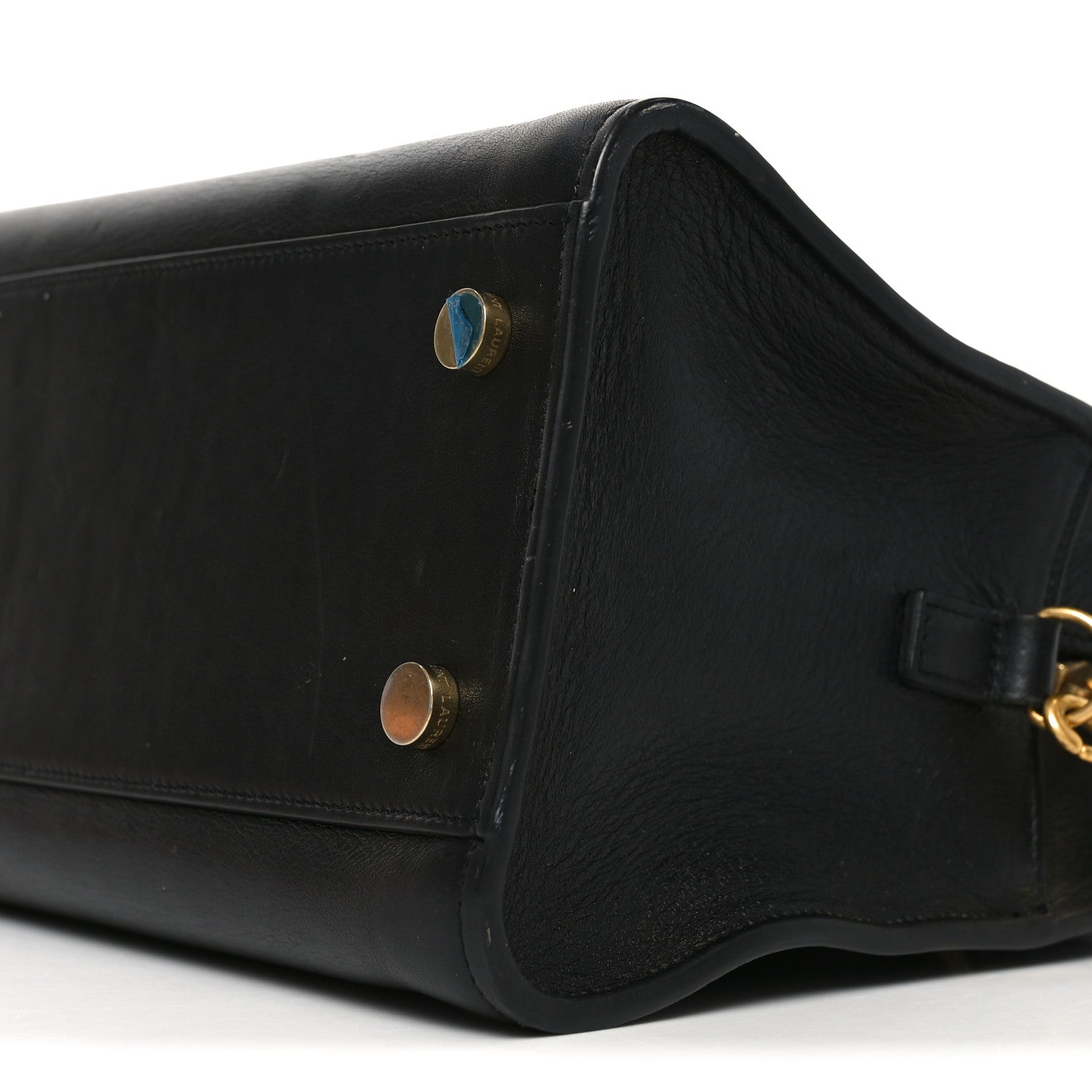 Saint Laurent Calfskin Monogram Baby Cabas Black 10 of 10